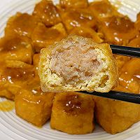 #旅行中的美味#豆腐酿肉的做法图解10