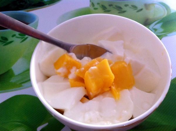 小甜品--芒果酸奶