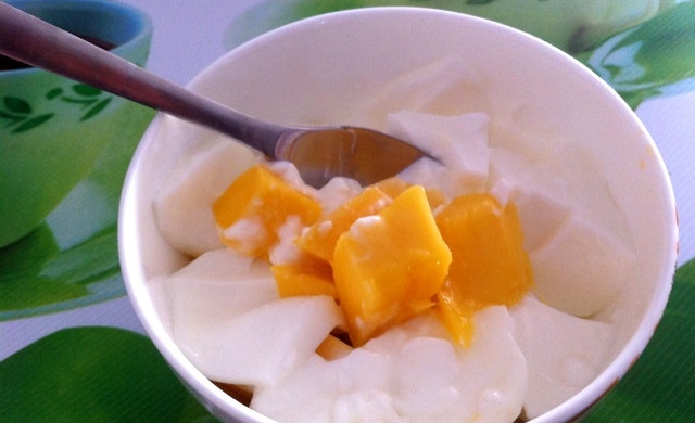 小甜品--芒果酸奶