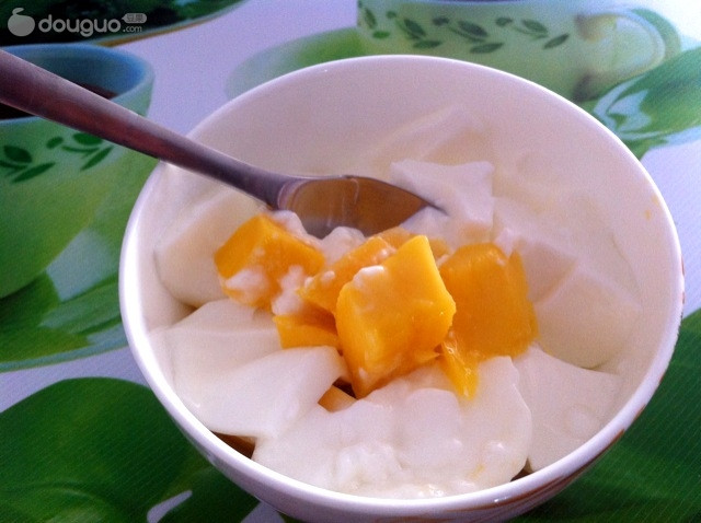小甜品--芒果酸奶的做法
