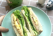 早餐食谱 午餐肉三明治~的做法