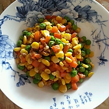 玉米豌豆胡萝卜粒
