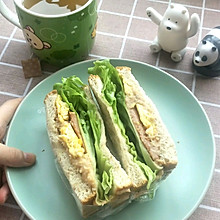 早餐食谱 午餐肉三明治~