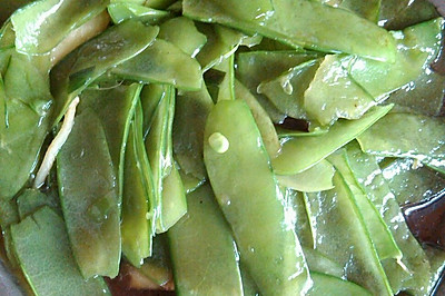 蚝油炒豌豆皮