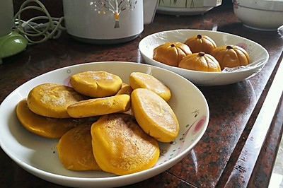 红豆南瓜饼