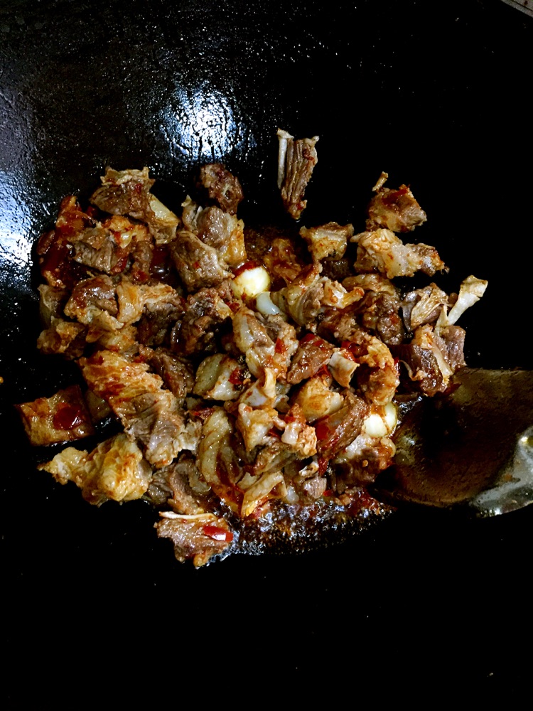 铁棍山药（山药豆）烧牛肉的做法图解2