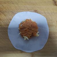 #pick哪种真芝味-瀑布拉丝#红薯芝士饼（饺子皮版）的做法图解6