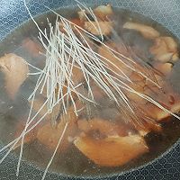 酱油肉片苔菜粉的做法图解3