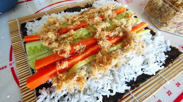 芥末海苔寿司饭团的做法