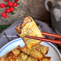 馄饨皮香烤嫩肉卷#硬核食谱制作人#的做法图解11