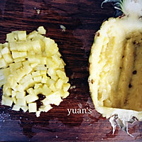 泰式虾膏菠萝炒饭的做法图解4