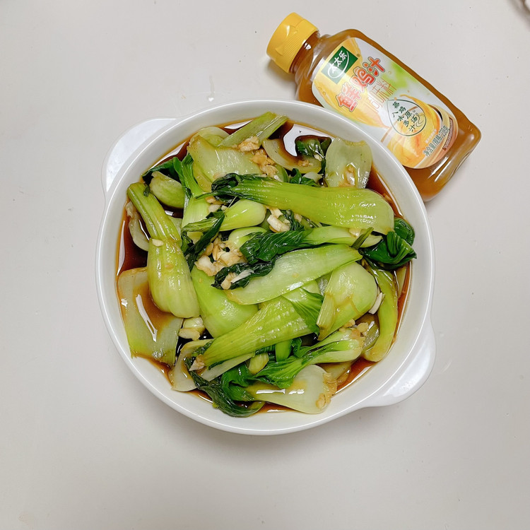 凉拌上海青的做法
