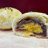 红豆麻薯蛋黄酥的做法图解24