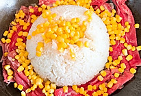 #黃油肥牛炒飯#三人份的做法