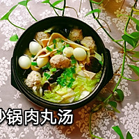 砂锅肉丸汤的做法图解8