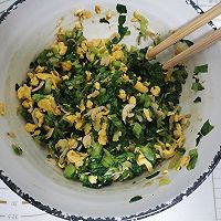 蛋抱饺（全麦小白菜鸡蛋虾皮馅）的做法图解8