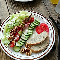 核仁蔬菜沙拉#健身修复食谱#的做法图解6