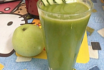 青苹果青瓜汁+#豆果魔兽季邪能饮料#的做法