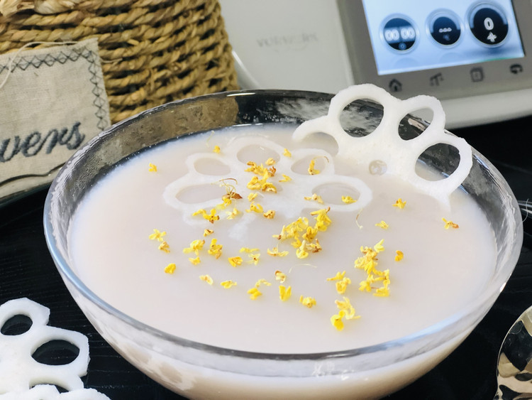桂花莲藕羹 纯净素食（美善品版）的做法