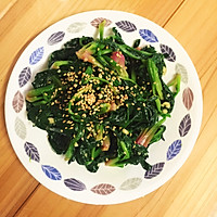 最正宗韩式拌菠菜的做法图解5