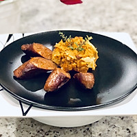 百搭的甜薯苹果泥-感恩节特色主食的做法图解12