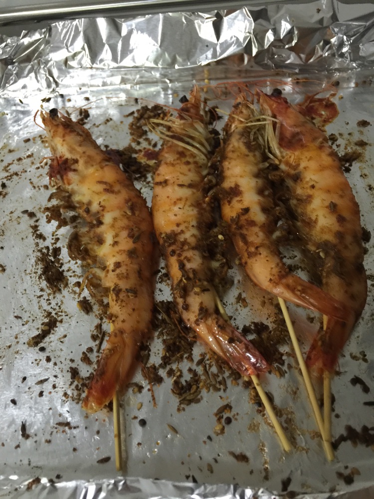 烧烤味大虾
