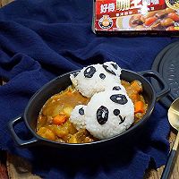 熊猫咖喱牛肉饭#奇妙咖喱，拯救萌娃食欲#的做法图解17