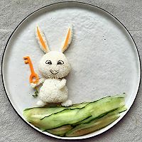 爱宠兔子饭团#铁釜烧饭就是香#的做法图解10
