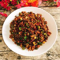 酸豆角炒肉末的做法图解13