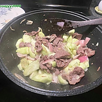 #春日尝鲜#丝瓜炒牛肉的做法图解8