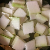 咸肉扁尖冬瓜汤的做法图解3