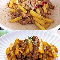 好吃到哭的牛排新吃法，黑椒牛排土豆煎锅的做法图解5