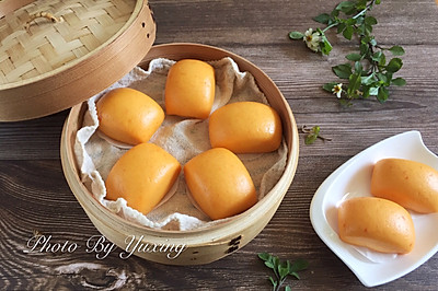胡萝卜奶香小馒头//宝宝的健康辅食