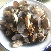 韭菜炒花蚬的做法图解2