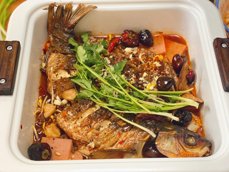 在家也能做秒杀饭店的烤鱼的做法