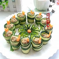 清新黄瓜寿司卷～卷出小幸福#自己做更健康#的做法图解13