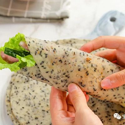 芝麻薄饼【宝宝辅食】