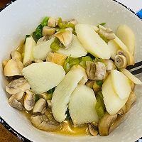 白蘑菇煮山药（可配青菜）的做法图解9