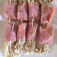 培根金针菇卷的做法图解6