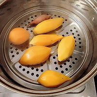 红薯燕麦裹坚果红豆沙芝士球的做法图解1