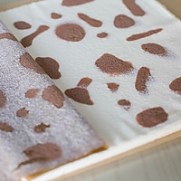 代糖天使蛋糕奶牛瑞士卷（低卡芋泥&水果麦片夹心）的做法图解11