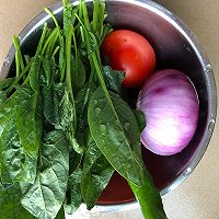 菠菜疙瘩面的做法图解1