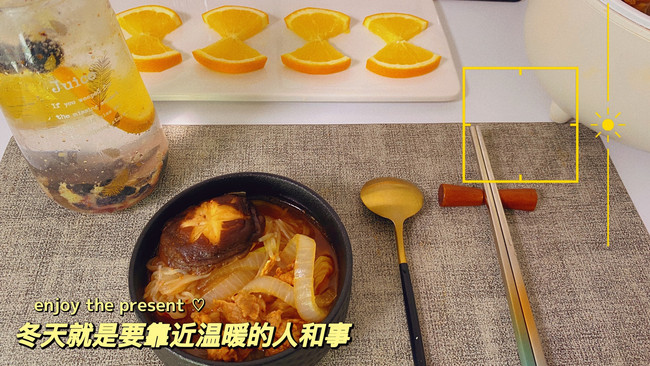 #暖冬酱在手，嗨吃部队锅#韩式部队锅（低脂版）的做法