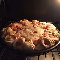 重芝士芝心培根披萨#美的FUN烤箱，焙有FUN儿#的做法图解13