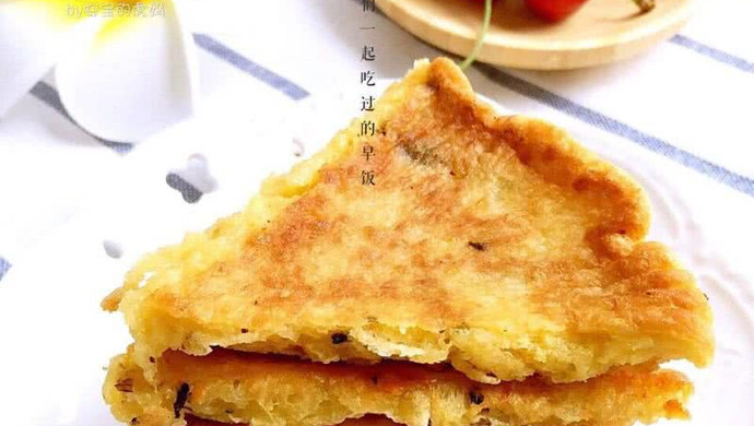 梅干菜鸡蛋饼