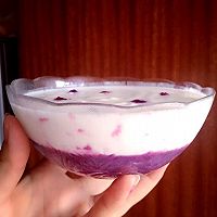 紫薯酸奶的做法图解3