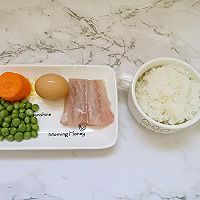 #柏翠辅食节 营养佐餐#龙利鱼豌豆炒饭的做法图解2