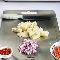 香辣鱿鱼土豆泥的做法图解3