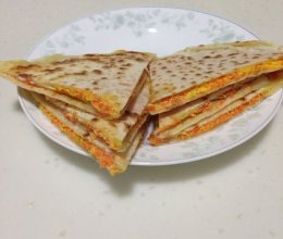 胡萝卜鸡蛋菜饼的做法