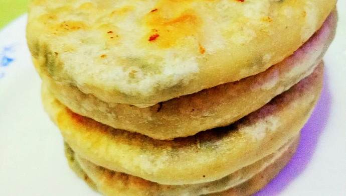 蒲公英鲜肉馅饼